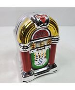 Vintage Coca Cola Jukebox Salt Pepper Stacking Shakers 5x3x3 Inch - $270.42 MXN