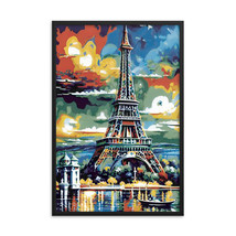 Framed poster painting in expressionism style № 5 in collection - £33.17 GBP+