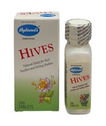 Hylands Hives Natural Relief For Red Swollen & Itching Rashes 100 Tablets Sealed - $59.99