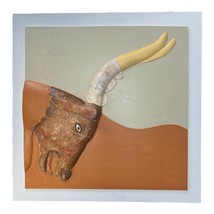 Minoan Art Charging Bull Fragment of Plaster Relief Fresco Knossos Palace - £146.45 GBP
