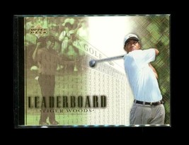 Vintage 2001 Upper Deck Leaderboard Golf Sports Trading Card #90 Tiger Woods - £3.88 GBP