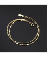 Adjustable Simple Double Layer Bracelet for Women - £8.80 GBP
