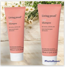 3 pk  Living Proof by Living Proof Curl Shampoo f waves, curls &amp; coils 3.4 oz - £28.15 GBP