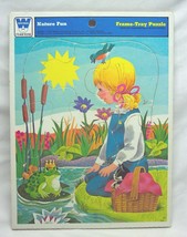 Vintage 1975 Nature Fun Princess Frog Whitman Preschool FRAME TRAY PUZZL... - £9.92 GBP