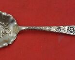 Unknown by Wood and Hughes Sterling Silver Sugar Spoon w/ leaf in bowl 5... - $105.73