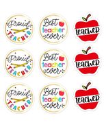 FLYAB Thank You Teacher Stickers 1.5&quot; Apple Labels 36Pcs Gift Tags - $127.59 MXN