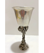 2001 ALS Pewter Wine Goblet ROSE 7 1/2&quot; - €28,46 EUR