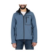Gerry Softshell Removeable Hood Heavyweight Jacket Blue Men&#39;s Sz L NWT - $553.67 MXN
