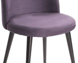 Cami Vanity Chair, Upholstered Armless Single Seat Plush Accent For Livi... - $198.99