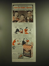 1939 Shredded Ralston Cereal Ad - We used to be the stay-at-home Smiths - £14.45 GBP