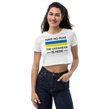 Have No Fear THE UKRAINIAN is HERE Shirt Croptop | Ukraine  T-Shirt Tee ... - £21.24 GBP