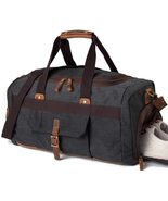 FR Fashion Co. 21&quot; Canvas Duffle Bag with Shoe Compartment - £63.94 GBP+
