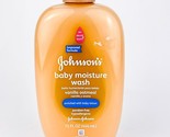 Johnsons Baby Moisture Vanilla Oatmeal Wash 15oz Hypoallergenic - $21.24