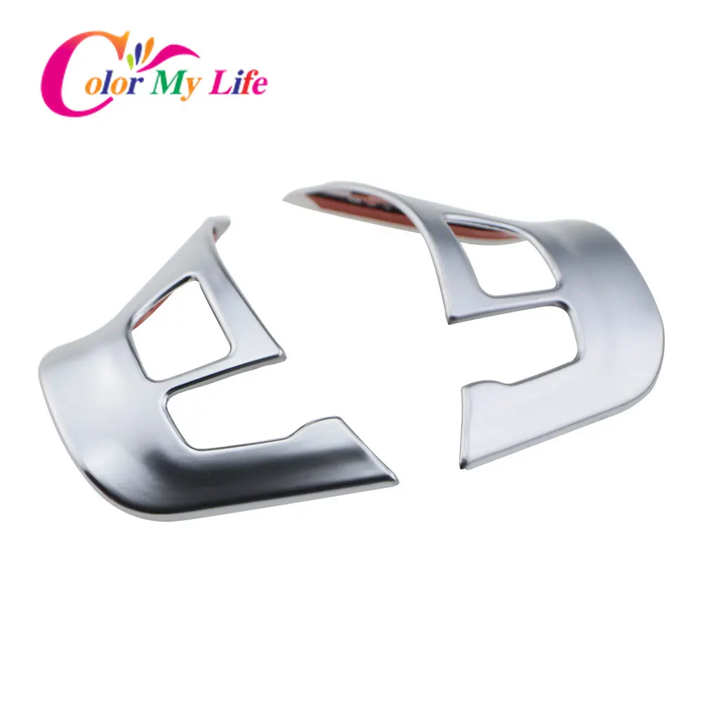 Car Styling ABS Chrome Steering Wheel Protection Trim Sticker for Peugeot 208 - £11.37 GBP+