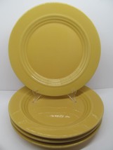 Crate &amp; Barrel BoscoWare  3 Yellow Behive Embossed Rings 11&quot;  Dinner Plates  VGC - £46.42 GBP