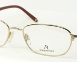 Rodenstock R2151 Un Pallido Oro Unico Occhiali da Sole Telaio 2151 52-17... - $86.23
