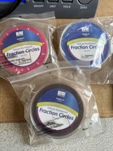 Class Set Of fraction circles - hands on math Manipulative Grade 2 lot set 3 - £38.94 GBP