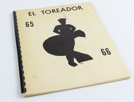 Vintage 1965-66 El Toreador Sequin&#39;s Texas TX Junior High School Yearbook - £15.78 GBP