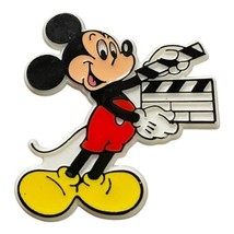 Mickey Mouse Plastic Action Movie Pin Made in USA Monogram Products Disney - £8.98 GBP