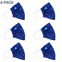 Cloth Face Masks Covers Pack of 6, Thin Breathable Layers Washable Reusa... - £5.42 GBP