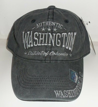 NWT MENS District of Columbia WASHINGTON DISTRESSED BLACK BASEBALL HAT /... - $23.33