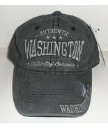 NWT MENS District of Columbia WASHINGTON DISTRESSED BLACK BASEBALL HAT /... - €20,26 EUR