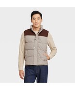 Goodfellow &amp; Co Men&#39;s Plaid Midweight Puffer Jacket X-Large Brown NEW W ... - $50.85 CAD