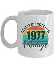 Vintage 1977 Mug Limited Edition 47 Year Old Retro Sunset Mug 47th Birthday Gift - £11.81 GBP