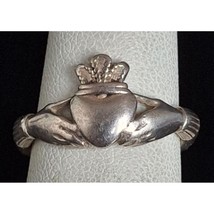 DIADEMA  925 STERLING SILVER CLADDAH RING SIZE 6.25 SKY - $38.61
