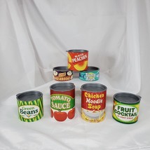 Melissa &amp; Doug Play Food Cans Set Of 7 - Pretend Play Kitchen Accessories - $12.86