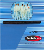 Backstreet Boys Ticket Happy Holidays Promo Jacket 2001 from Tickets.com... - £5.09 GBP