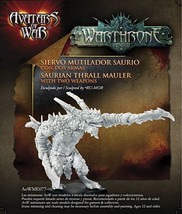 Avatars of War Saurian Thrall Mauler with two weapons aow77 Fantasy 28mm - £27.39 GBP