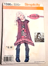 Simplicity Madison Child's Dress Patty Reed Designs Pattern 1596 Size 3-8 NOS - $4.95