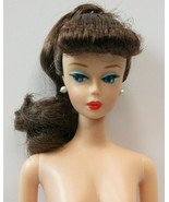1959 Reproduction Brunette Ponytail Barbie Doll Deboxed Solo in Spotlight 4 Ooak - $23.00
