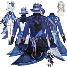 Furina Splash Art Focalors Cosplay Costume Women Coat Game Genshin Impact XS-3XL - £19.41 GBP+