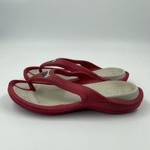 Crocs Arkansas Razorbacks Sandals Red Size Men 6 Women 8 - £14.99 GBP