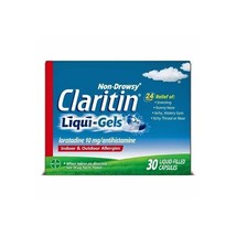 Claritin Liqui-Gels 24H Allergy Relief (30 Capsules each) EXP 06/2026 Lo... - $23.07