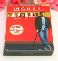 New Sealed DVD&#39;s House M.D. Season 3 TV Series Medical Drama 24 Episodes - £15.84 GBP