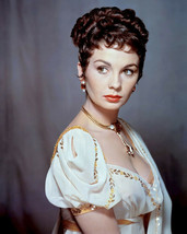 DESIREE JEAN SIMMONS BUSTY WHITE GOWN LOOKING DEMURE GOLD NECKLACE 8X10 ... - £7.66 GBP