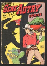 Gene Autry #12 1944-Dell-Continuation of the Fawcett series-&quot;Down Mexico Way&quot;... - £101.20 GBP