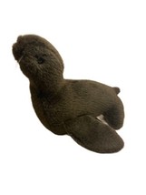 VTG Tomorrows Child Dark Gray Seal Plush Stuffed Animal 12” - £19.10 GBP