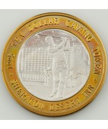 SHERATION, DESERT INN $10 TEN DOLLAR GAMING TOKEN .999 FINE SILVER COIN - €44,80 EUR