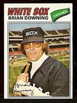 Chicago White Sox Brian Downing 1977 Topps Baseball Card # 344 Ex Mt - £0.66 GBP