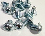 Qty-15-Zinc Plated Flange Button Head Bolts M12 12mm X 1.25 X 20mm 7380F... - €16,55 EUR