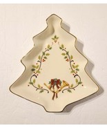 MIKASA Holiday Elegance Fine Porcelain Christmas Tree Candy Dish FK001 NEW  - £11.84 GBP