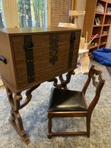 Secretary Drop Leaf desk &amp; Chair. American Furniture Co. of Martinsville... - $200.00