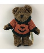 Boyds Bears Archive Bradley Boobear Jointed 8&quot; Plush Pumpkin Halloween F... - $32.20 CAD