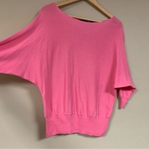 Jeanne Pierre Bubblegum Pink Barbiecore Shirt Women’s Large Dolman Blous... - $47.52