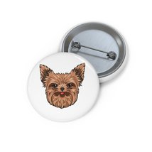 Yorkshire Terrier Custom Pin Buttons - £6.27 GBP