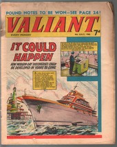 Valiant 7/9/1966-Silver Age British comic book-sci-fi-action-adventure-G - £25.20 GBP
